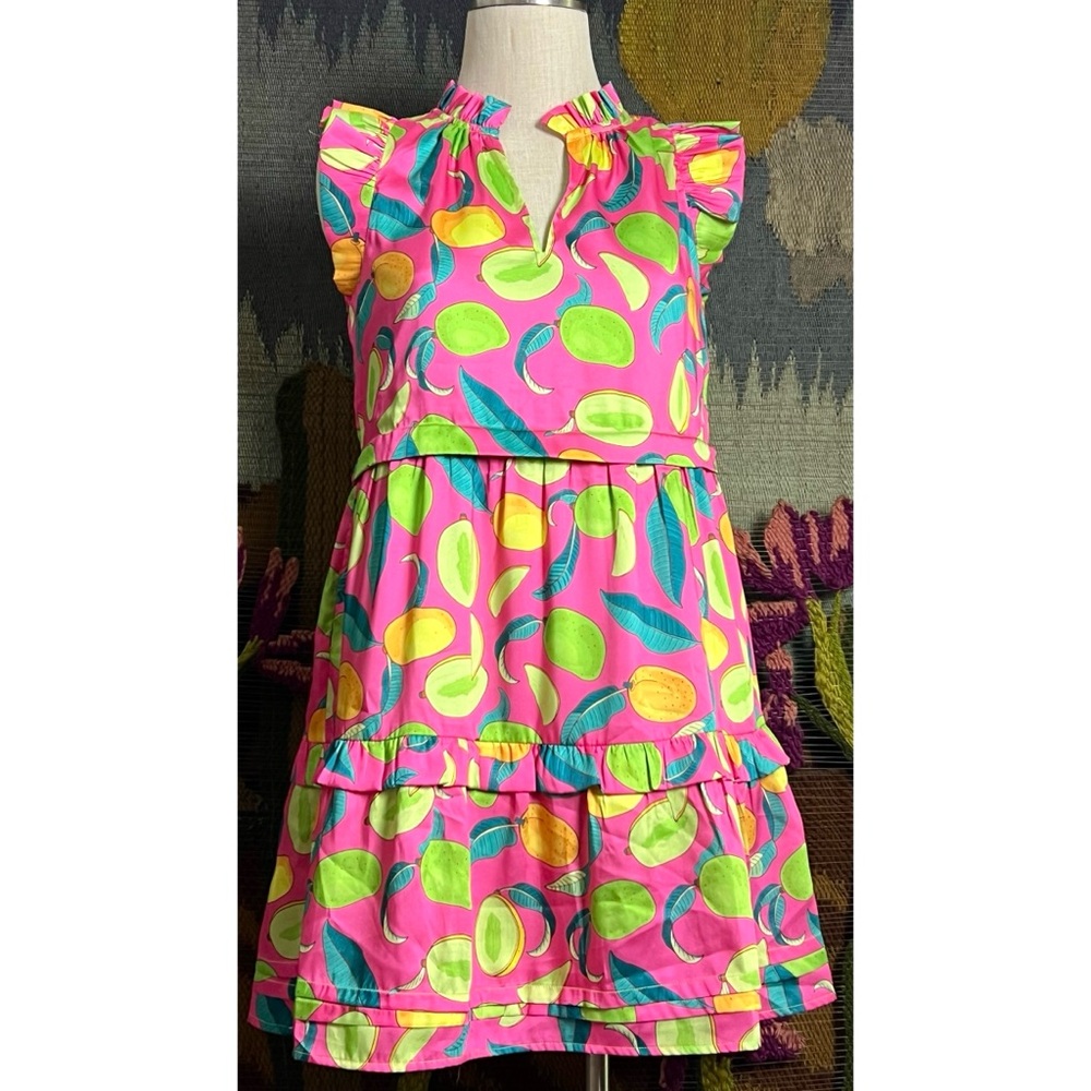 Joy Joy Whimsical Fruit Dress XS